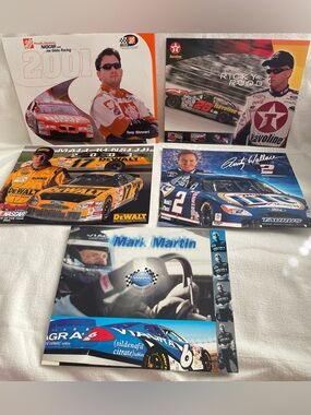Vintage Nascar Multi-Driver a collection of vintage NASCAR "hero cards" 8”x10”